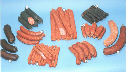 II Rohwurst geruchert